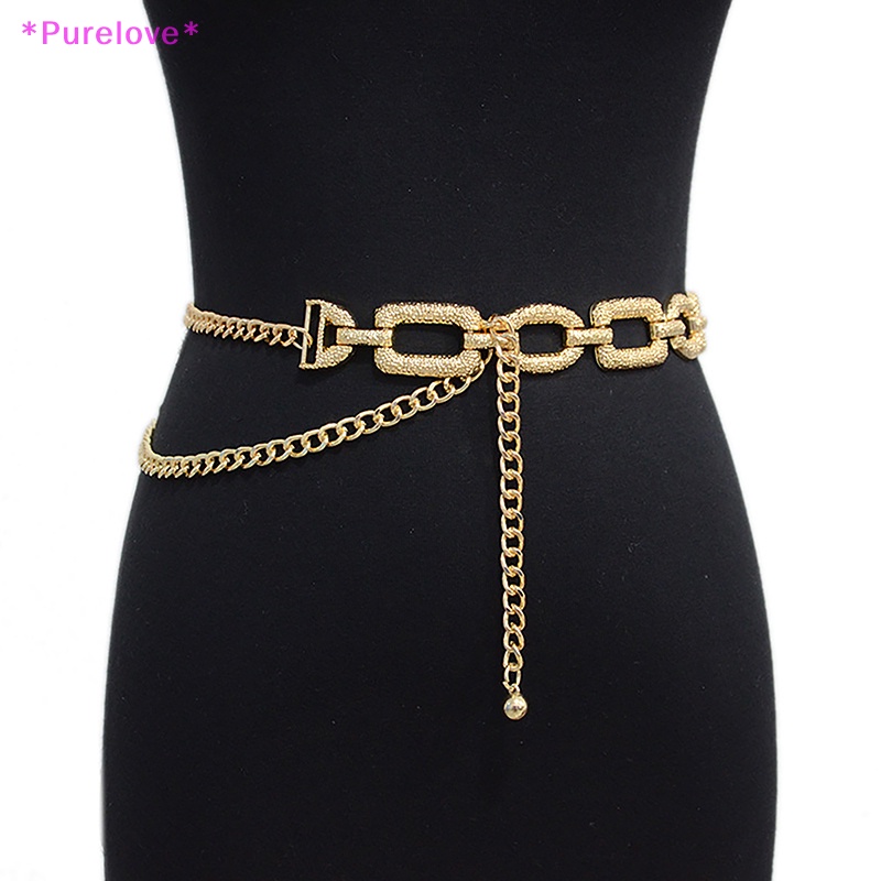 Thắt Lưng Dây Xích Kim Loại Thời Trang Mùa Hè Cho Nữ Mới
