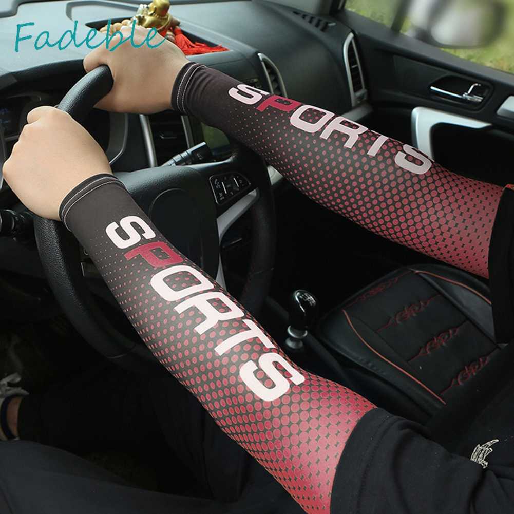 1 Cặp Vỏ Bọc Tay Áo Chống Nắng Dùng Chạy Xe Đạp Tiện Dụng