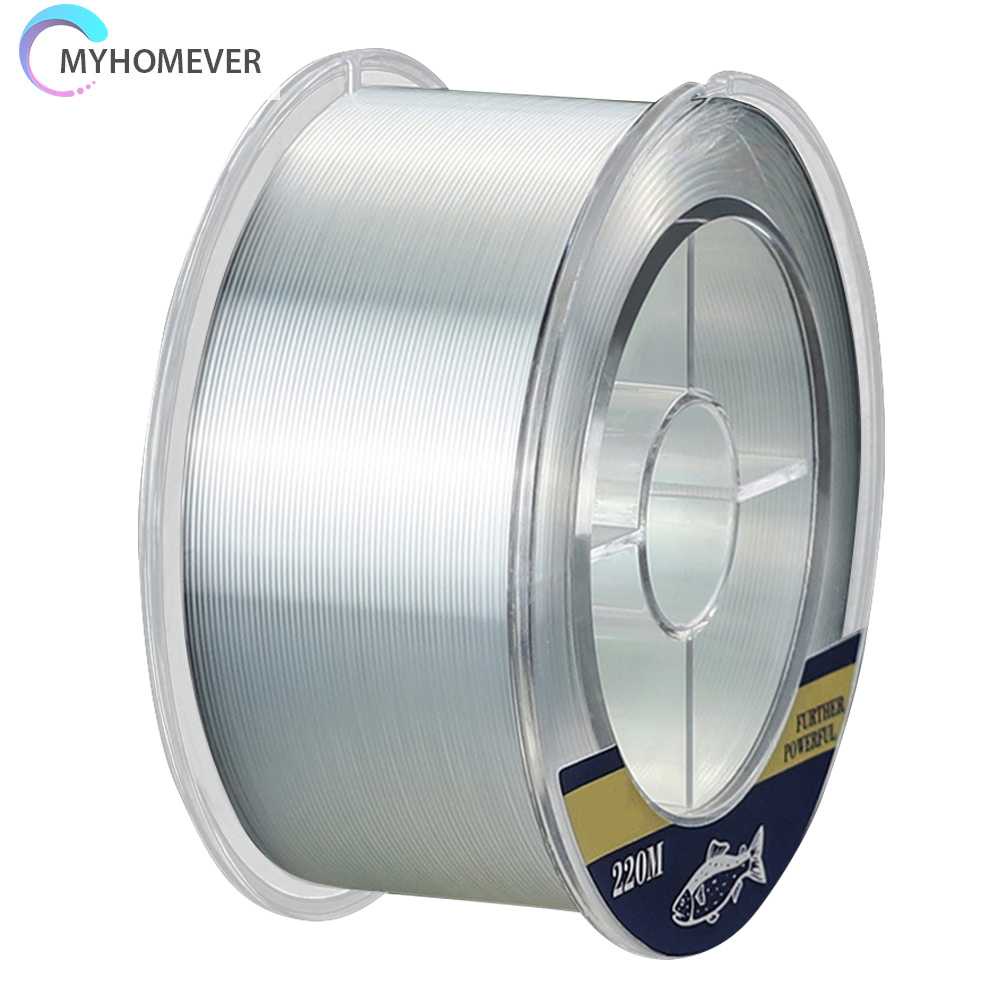 Cuộn Dây Câu Cá Trong Suốt Bằng Nilon Dài 220m