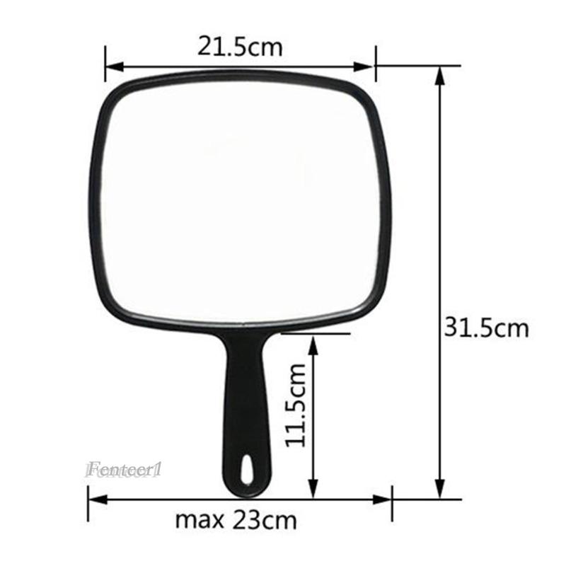 Gương Cầm Tay Cỡ Lớn Chuyên Dụng Cho Salon Làm Tóc Fenteer1