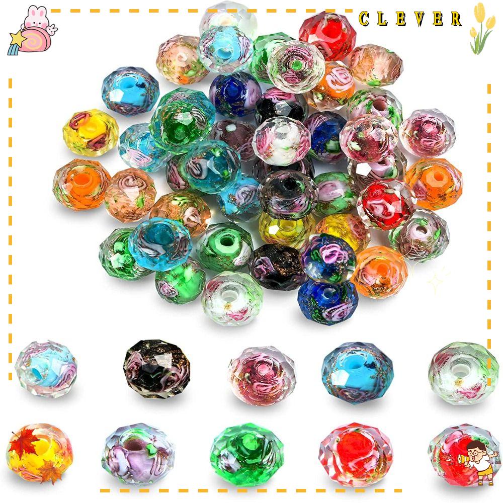 60 Hạt Xâu Làm Trang Sức Bằng Thủy Tinh Tròn 2mm 10mm DIY|Cát Vệ Sinh Chuyên Dụng Chất Lượng Cao