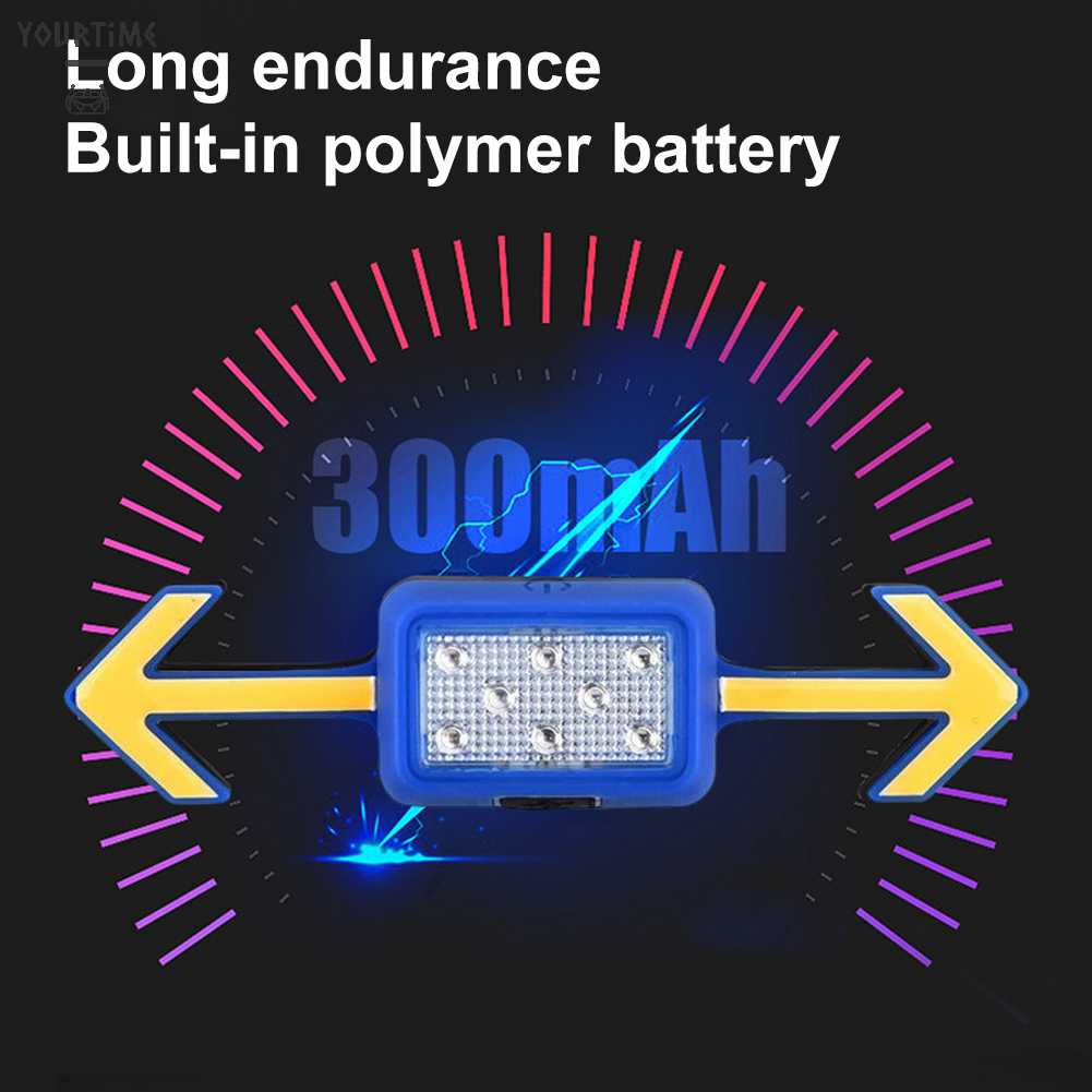 Đèn LED Xi Nhan 6 Chế Độ Kèm Sạc Tiện Dụng Cho Xe Đạp