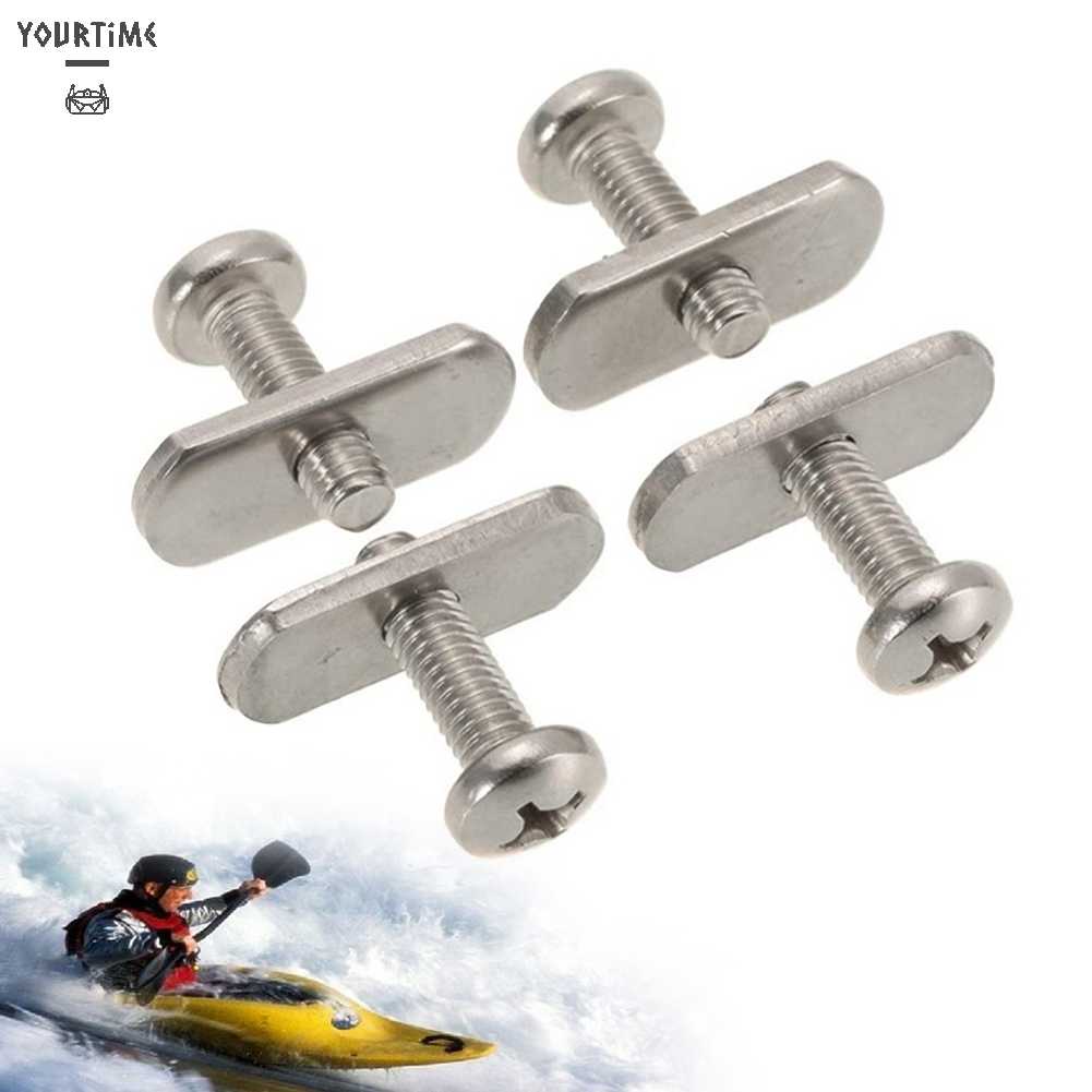 Bộ 4 Ốc Vít M6 Bằng Thép Không Gỉ Cho Thuyền Kayak