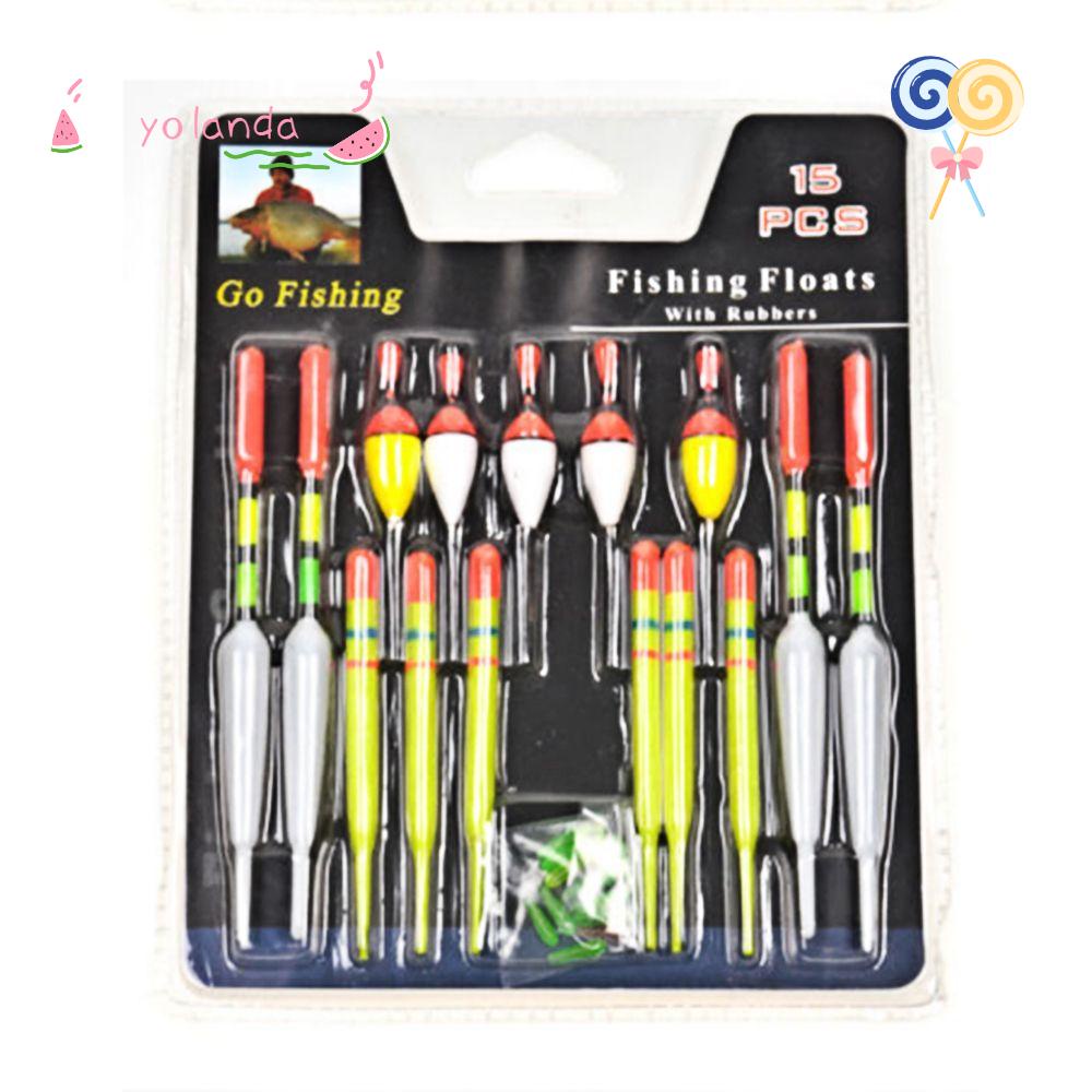 Set 15 Phao Câu Cá Chất Liệu Bền Chống Trượt