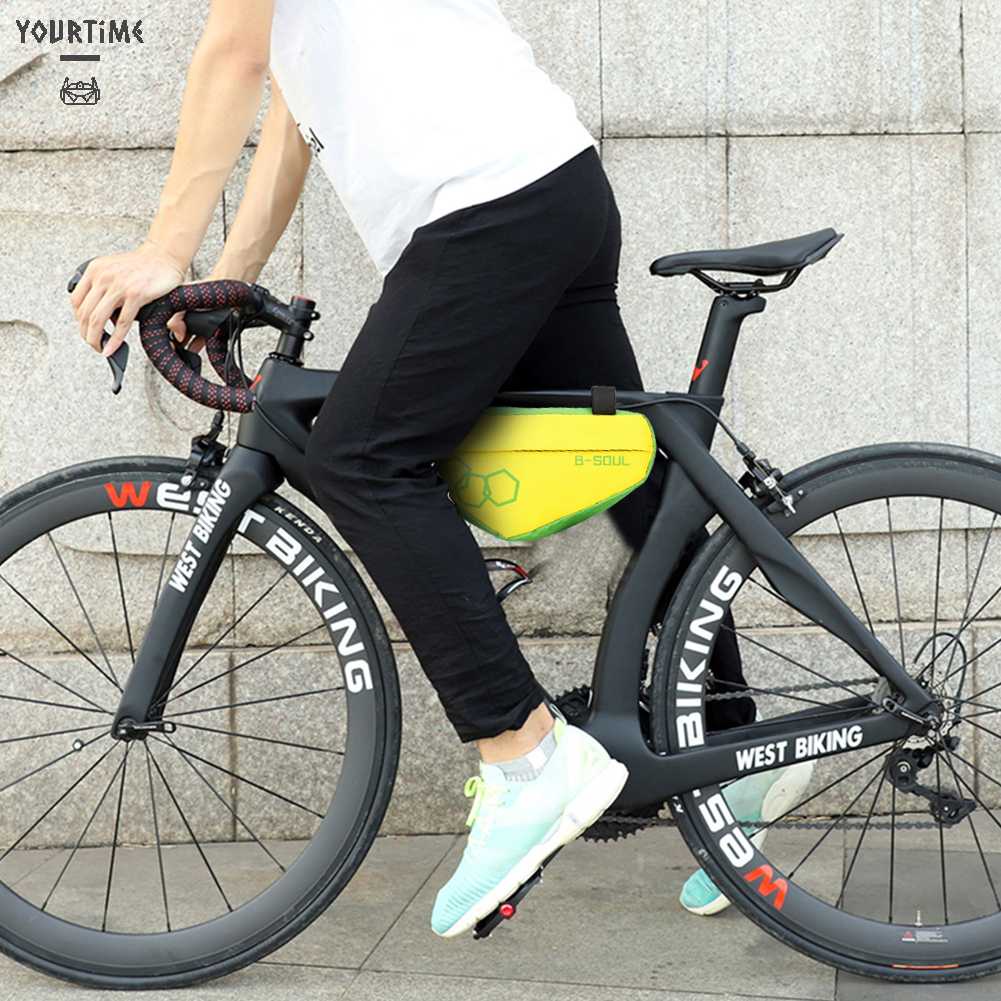 Túi Tam Giác Đựng Đồ Dùng Treo Khung Trước Xe Đạp Leo Núi Tiện Dụng