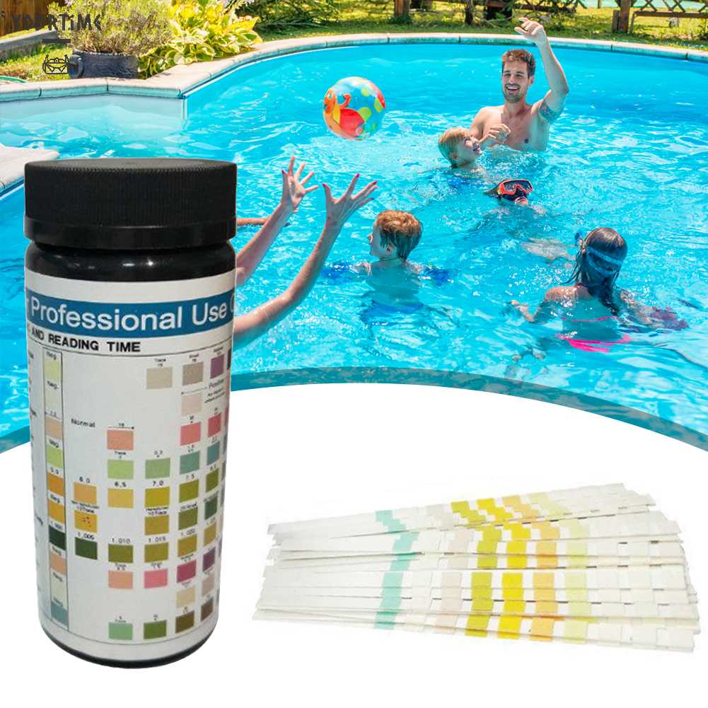 Set 100 Giấy Kiểm Tra Axit Alkali URS-10T Cho Bể bơi