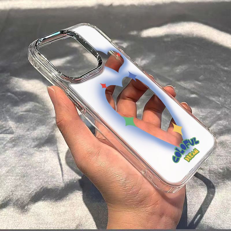 ✅Ốp Điện Thoại Dẻo Họa Tiết Ngôi Sao Đơn Giản Chống Sốc Cho Iphone12plus 11In Style / max Apple 13 14pro8 7 FH9Y