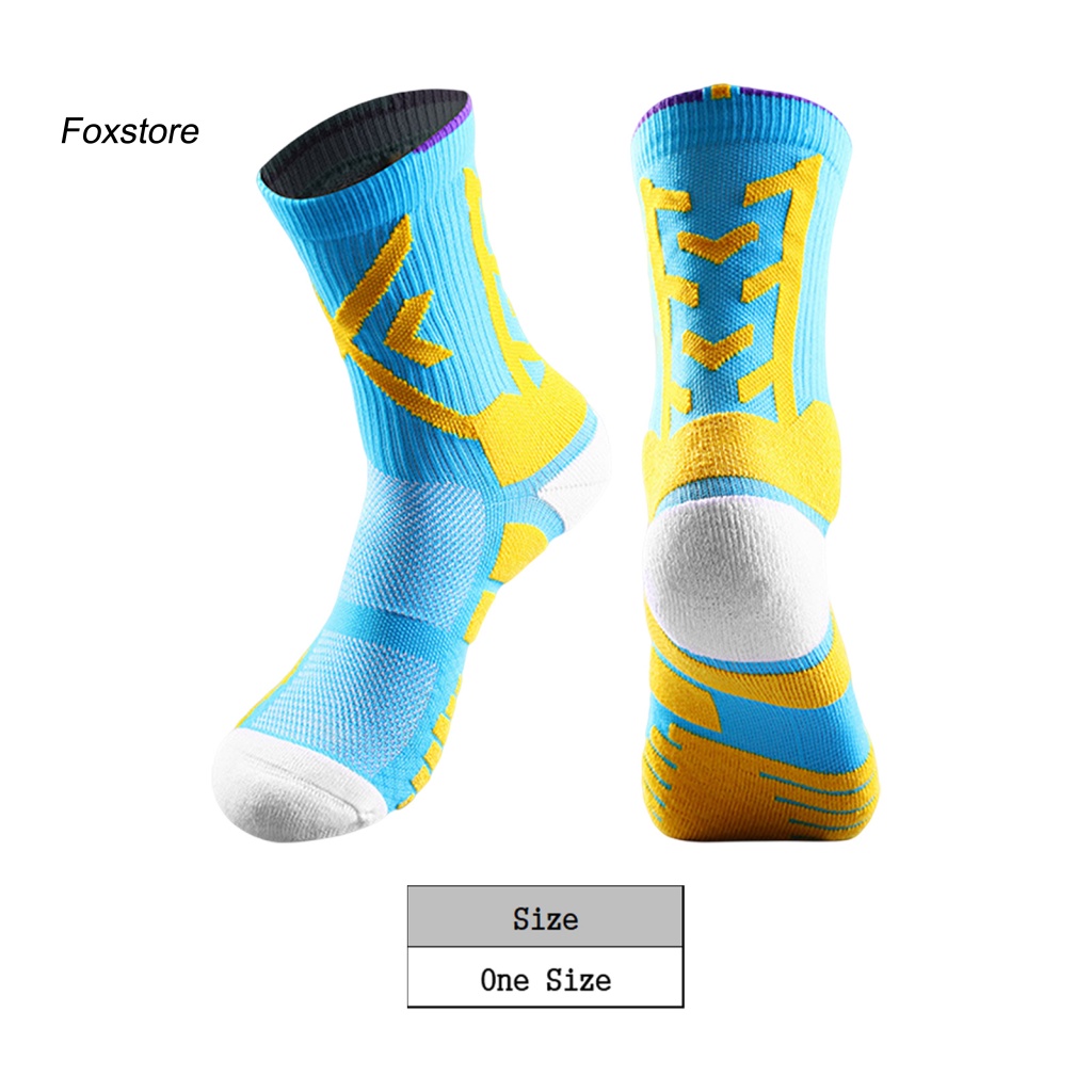 [Fx] Vớ Legging Dài Gót Dày Khô Nhanh Dùng Khi Chơi Bóng Chày / Bóng Chày / Bóng Đá Ngoài Trời