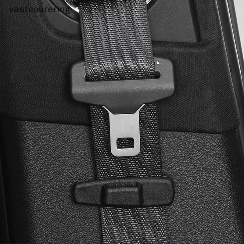 2 Chốt Khóa Dây An Toàn Xe Hơi Bằng Nhựa Có Thể Điều Chỉnh Tiện Dụng