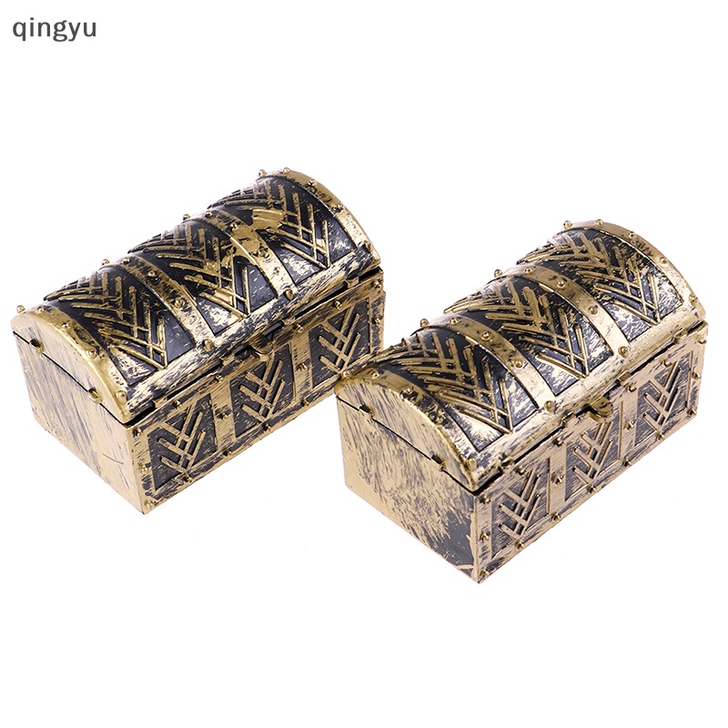 Bộ 2 Hộp Đựng Trang Sức Cướp Biển Mini Phong Cách Vintage