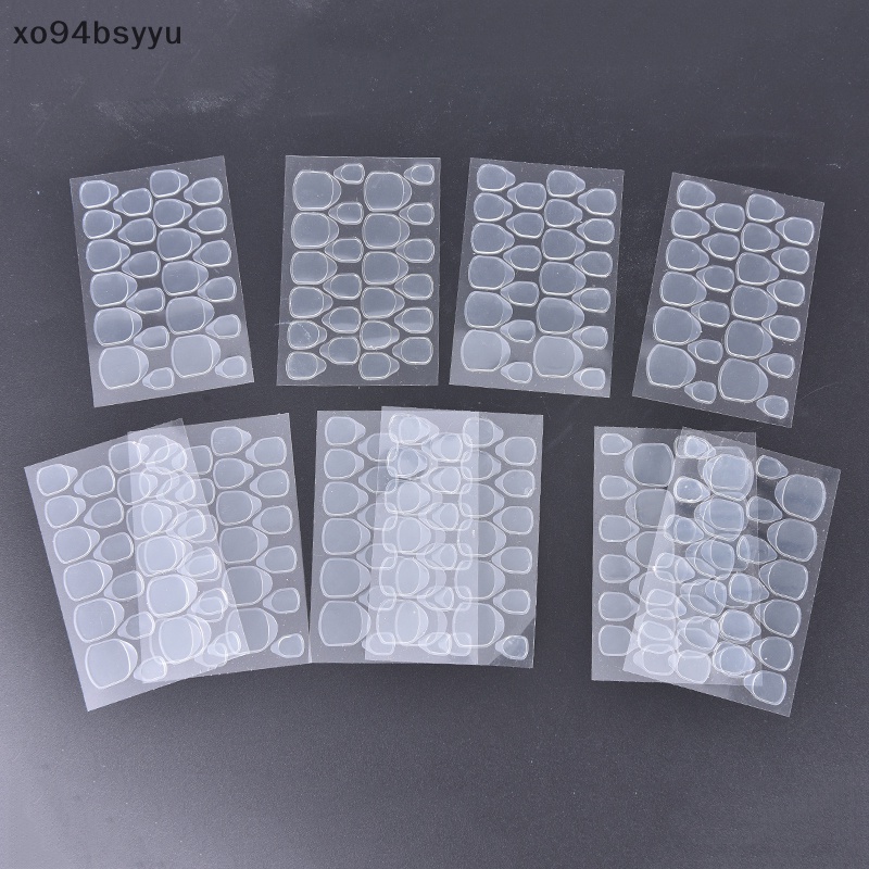 Set 10 Móng Tay Giả Trong Suốt Hai Mặt xo94bsyyu VN