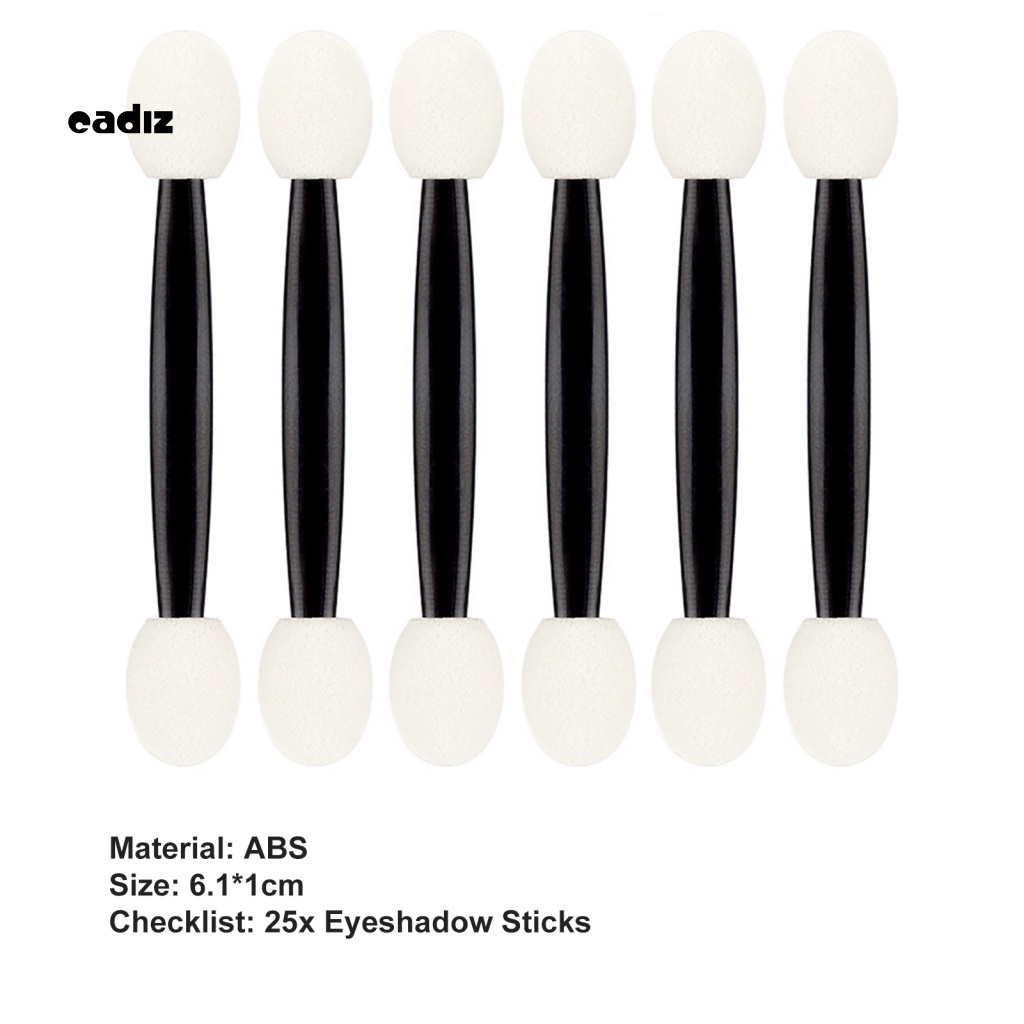 Set 25 Phấn Mắt Dạng Thỏi Hai Đầu Bằng ABS Thoải Mái Dễ Sử Dụng