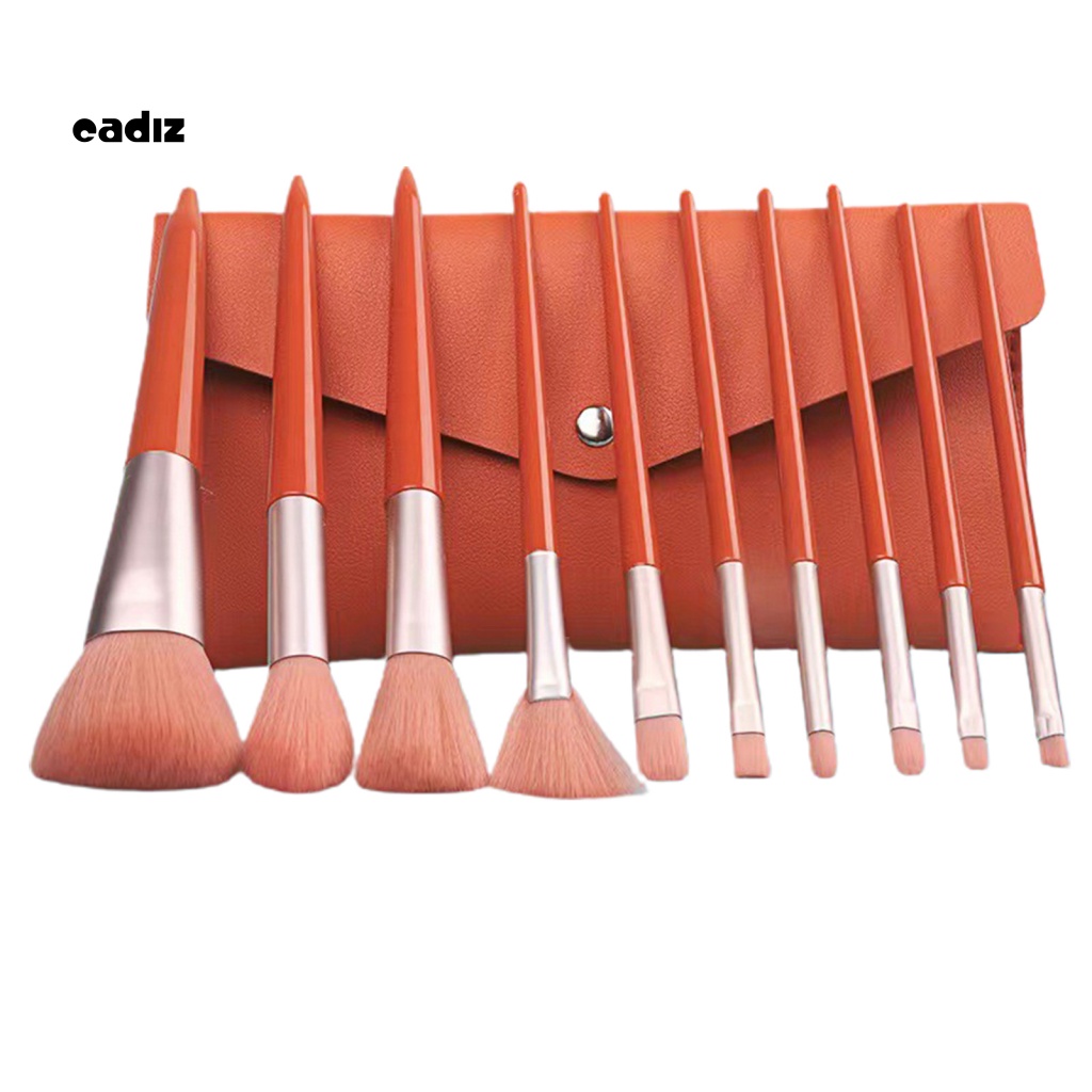 Bộ 10 Cọ Trang Điểm Nhẹ Chuyên Nghiệp Cho Salon Làm Đẹp