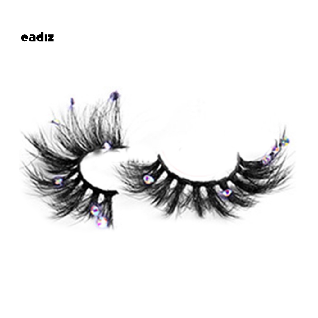 1 Cặp Lông Mi Giả CADI Dài Đính Đá Tự Nhiên Dành Cho Nữ