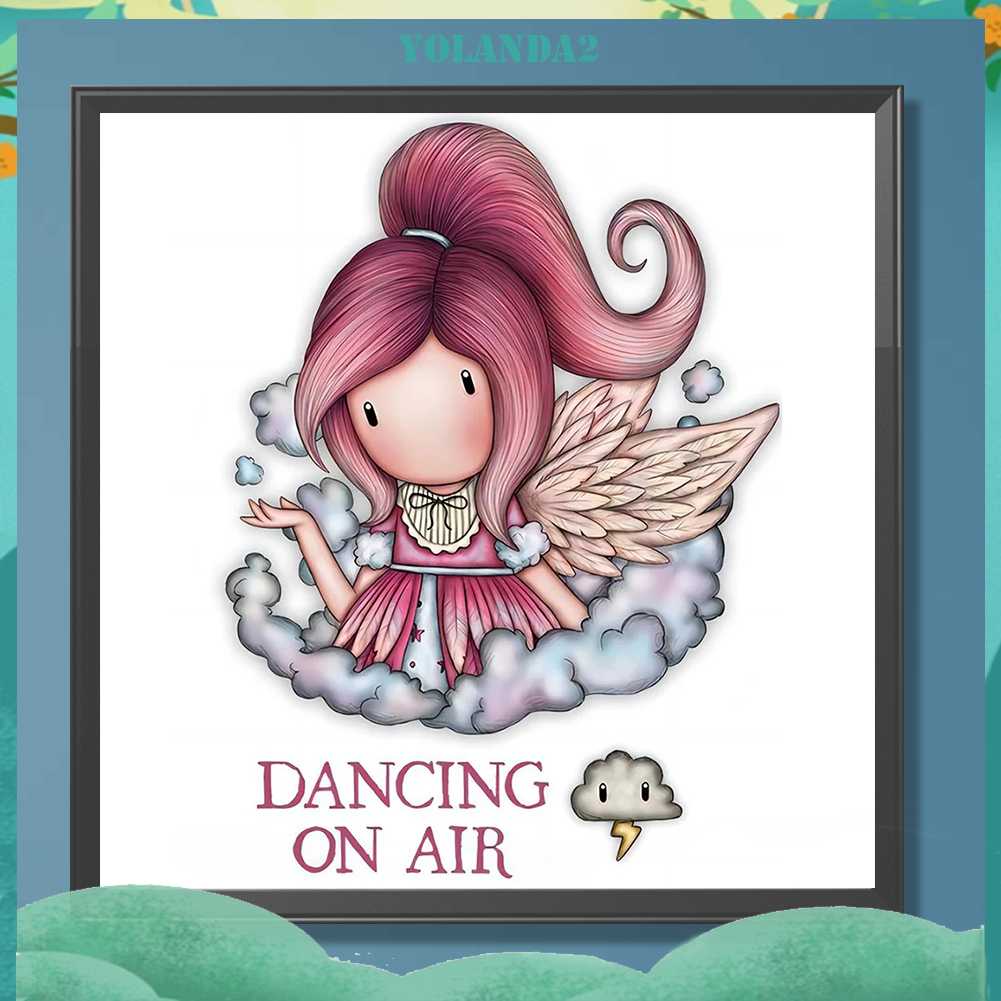 Tranh Đính Đá Kim Cương Toàn Bộ 5D DIY Hình Búp Bê