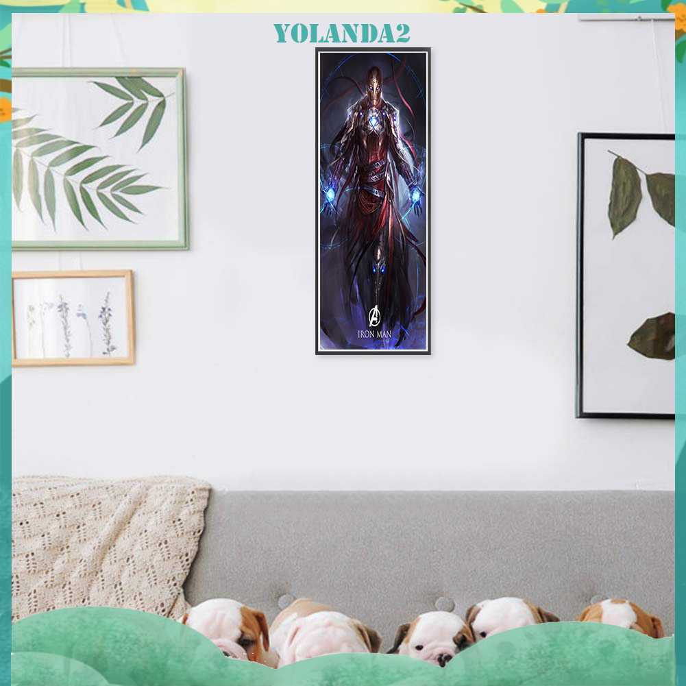 Tranh Đính Đá Kim Cương Toàn Bộ 5D DIY Hình Vẽ Người Sắt