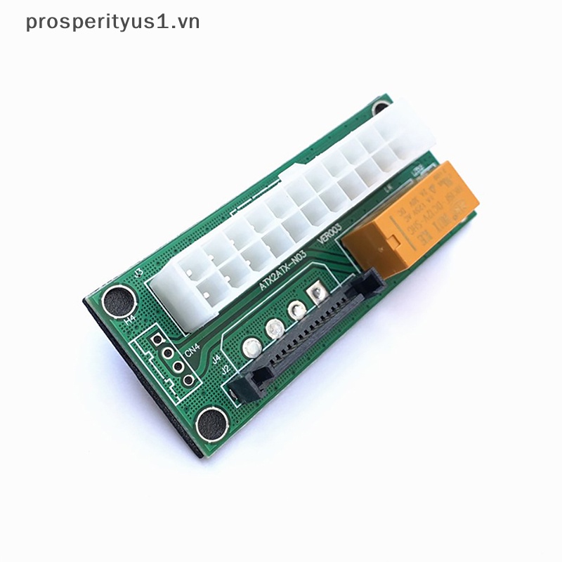 Bảng Mạch Chuyển Đổi Nguồn Điện Dual PSU 1 + ATX 24Pin Sang SATA Chuyên Dụng Add2psu