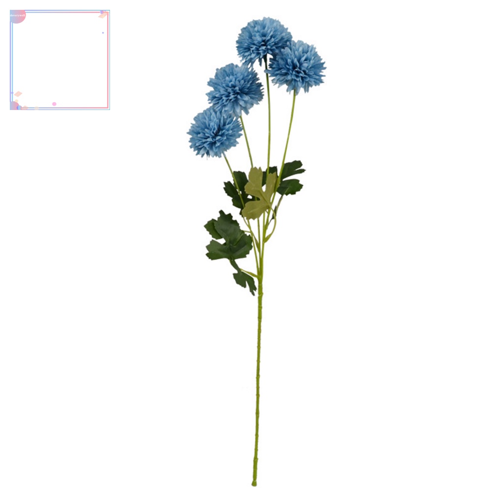 1 Bó Hoa Cúc Giả 4 Bông Trang Trí Tiệc Cưới