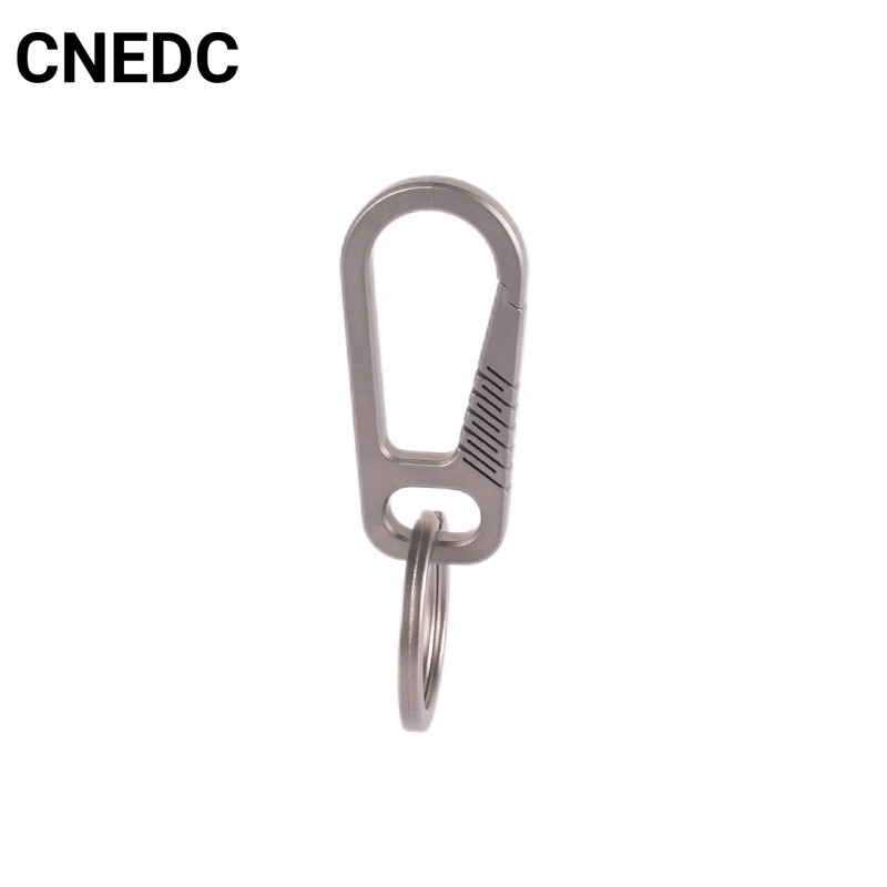 Móc Treo Chìa Khóa Mini Bằng Hợp Kim Titan Co Giãn Siêu Bền Tiện Dụng Cho Nam