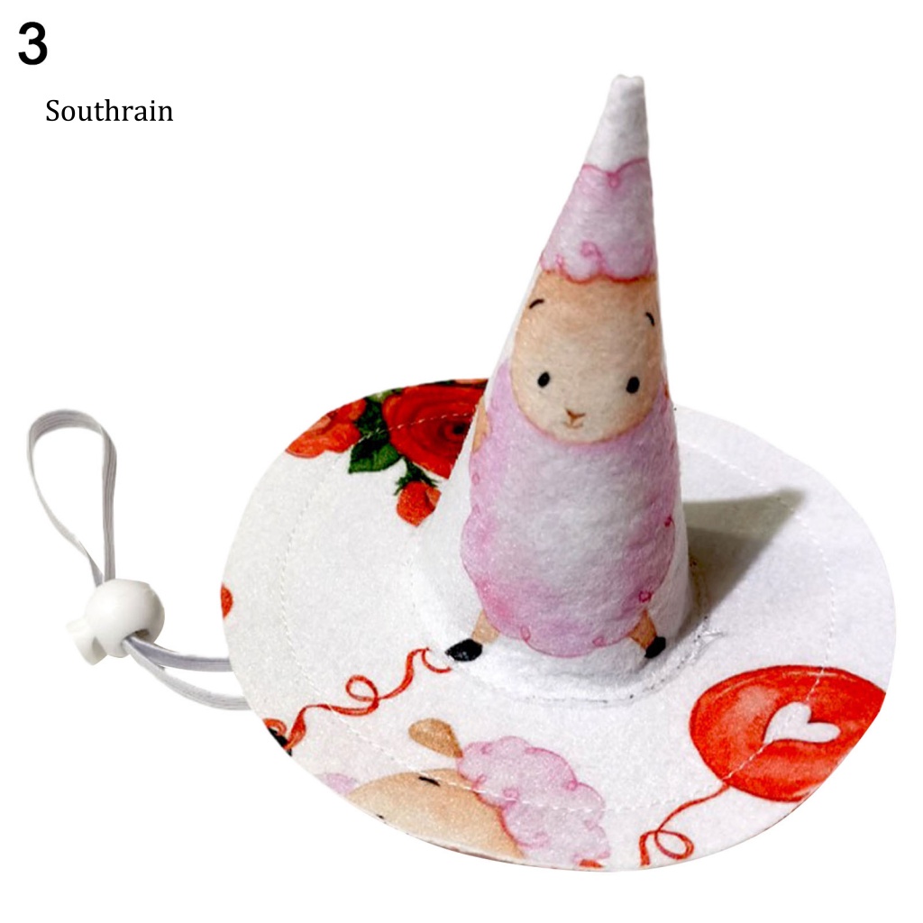 Mũ Đội Bằng Vải Không Dệt Chống Nước In Họa Tiết Trái Tim Dành Cho Thú Cưng