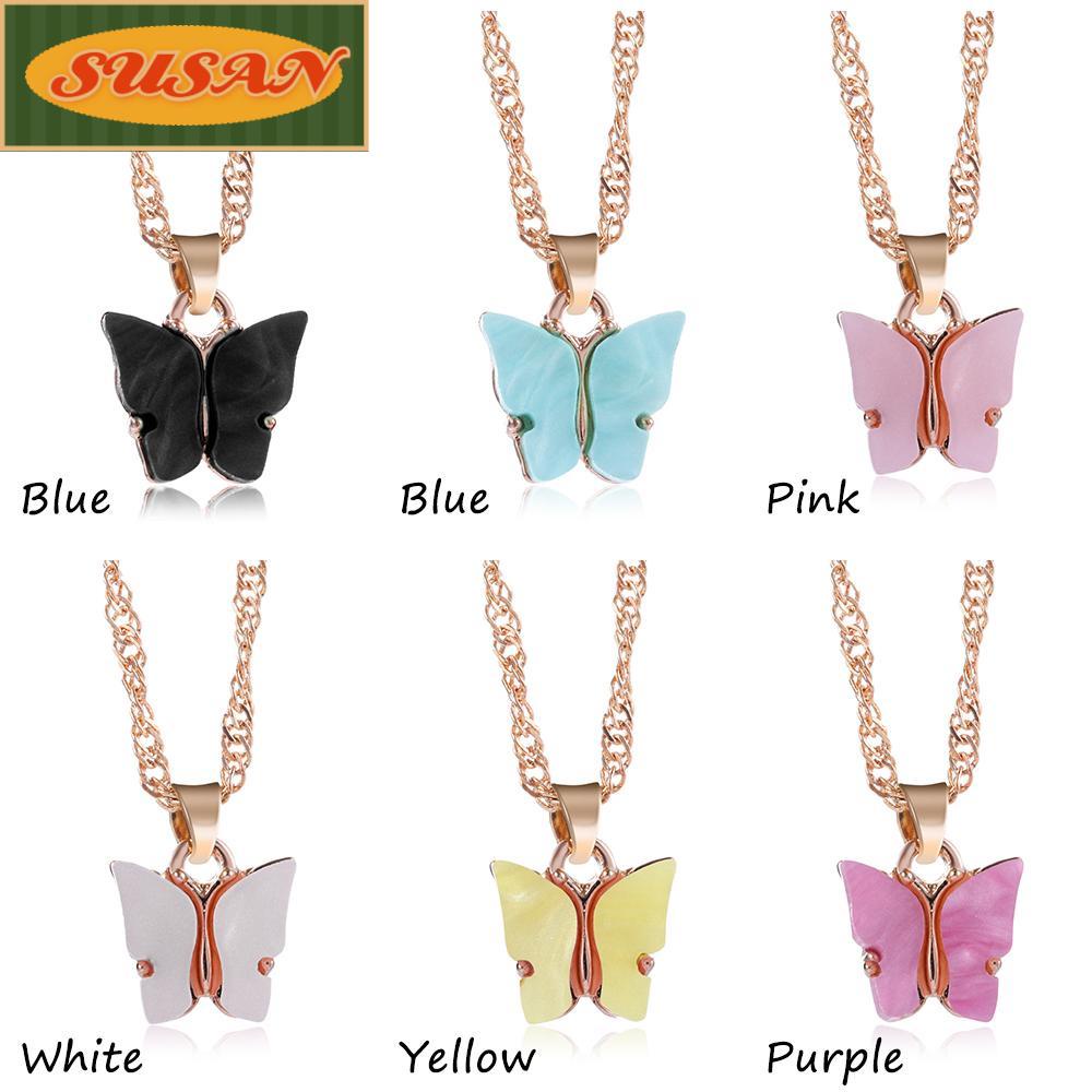 Vòng cổ Mặt Hình Bướm Dễ Thương