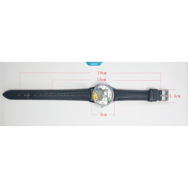 Đồng Hồ Đeo Tay Nữ Dây Da Mặt Hình Totoro Thời Trang Chất Lượng Cao