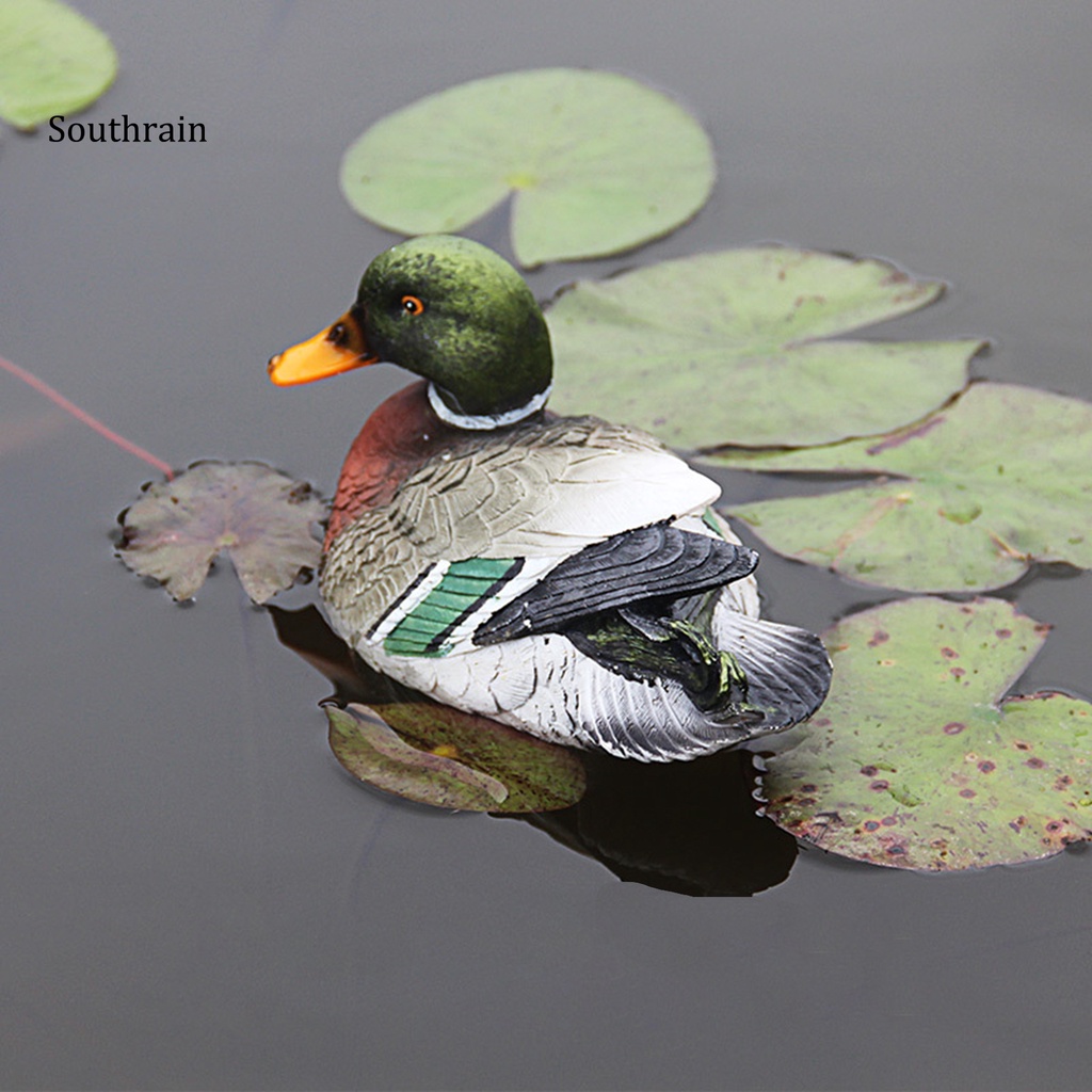 Tượng Vịt Mandarin Nghệ Thuật Bằng Resin Dành Cho Trang Trí Hồ Bơi