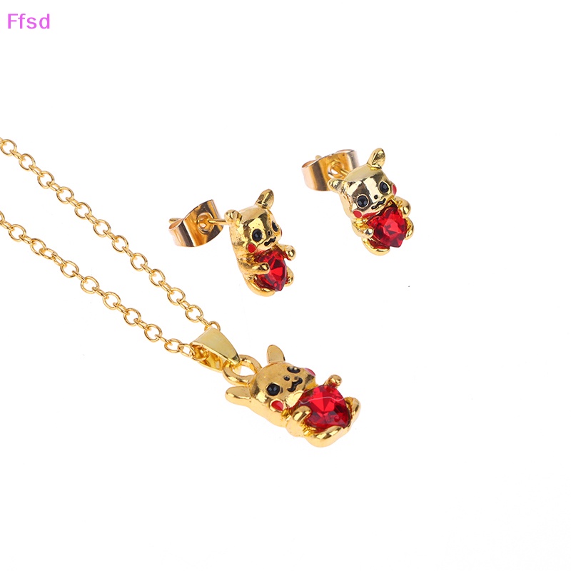 Vòng cổ Mặt Đá Trắng Hình Trái Tim Hoạt Hình Sáng Tạo Dễ Thương