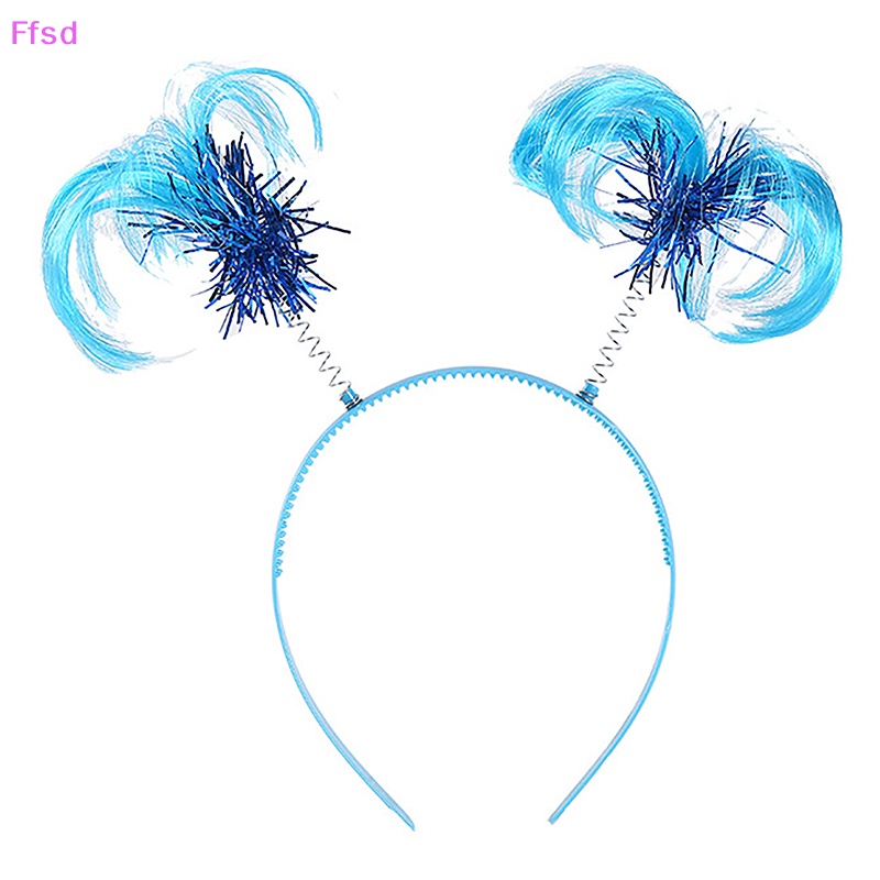 {Ffsd} Mới Phụ Kiện Tóc Giả Thắt Bím Đuôi Ngựa Đôi Thời Trang Lạ Mắt Làm Quà Tặng Sinh Nhật Cho Trẻ Em