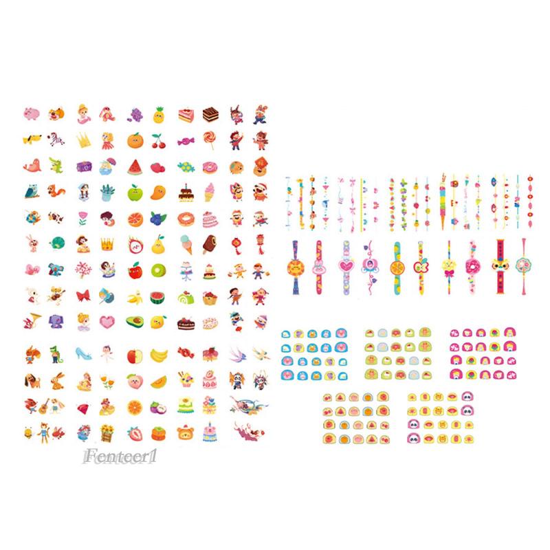 [Fenteer1] Sticker Dán Móng Tay Dễ Thương Dành Cho Trẻ Em