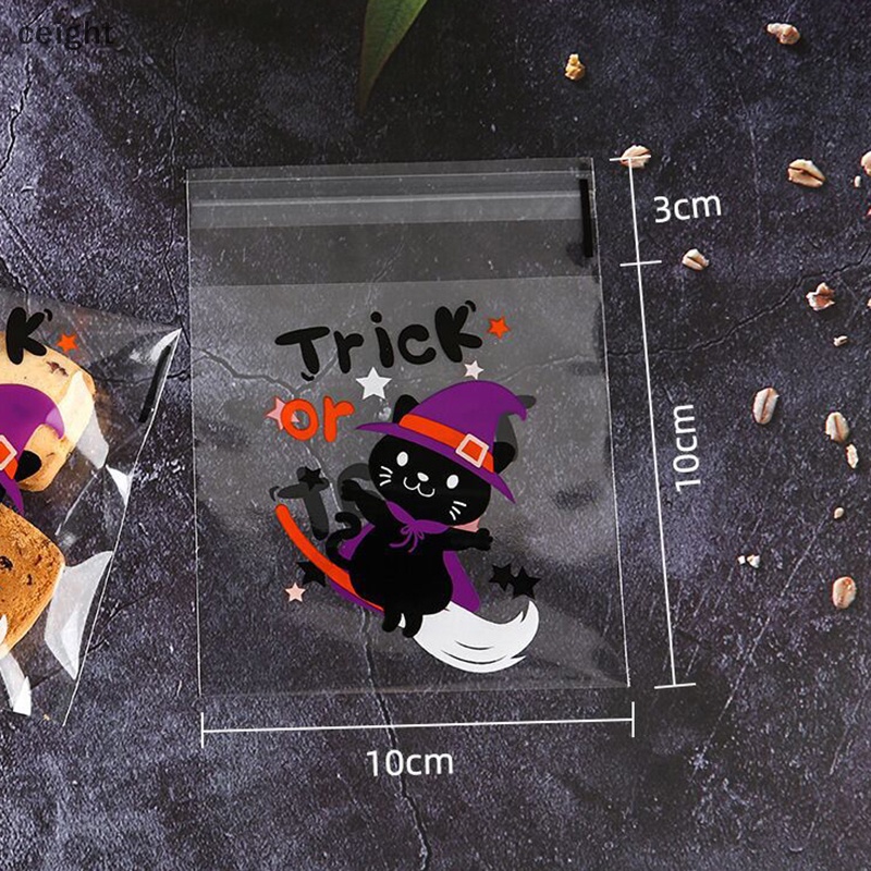 Set 100 Túi Đựng Kẹo Trang Trí Halloween