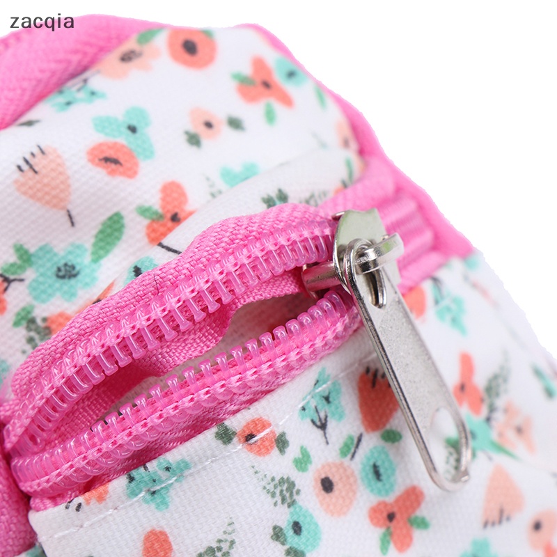 Ba Lô Đi Học Đính Hoa Xinh Xắn Cho Búp Bê Tỉ Lệ 1: 6 1: 12