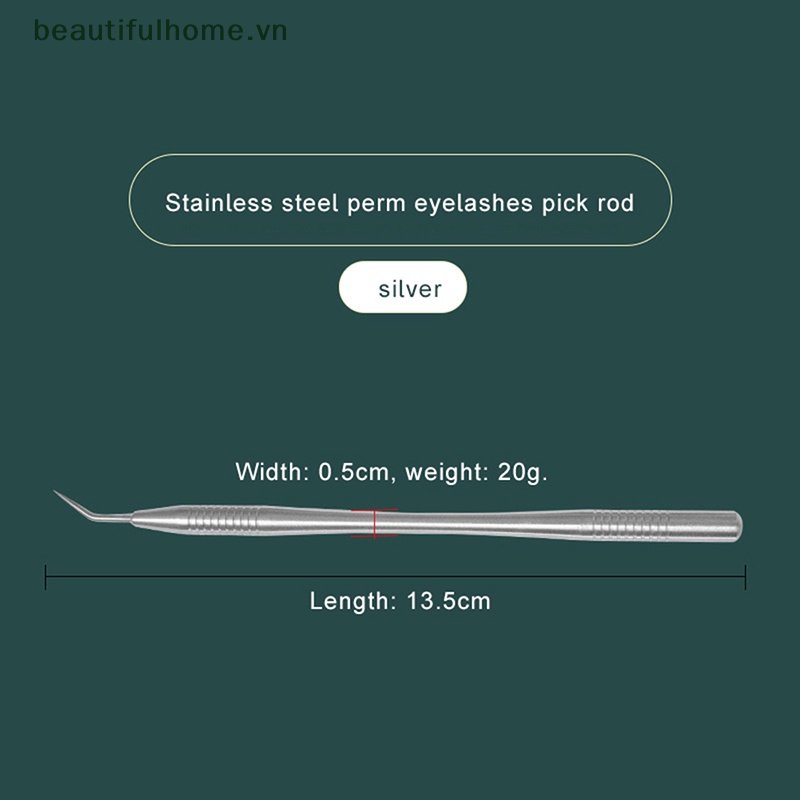 Que Vệ Sinh Lông Mi 2 Trong 1 Bằng Thép Không Gỉ