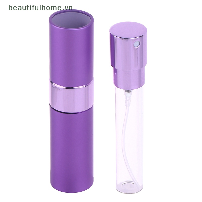 Bình Nước 8ML Bằng Nhôm Họa Tiết Mây Có Thể Bơm Đầy Lại Tiện Dụng