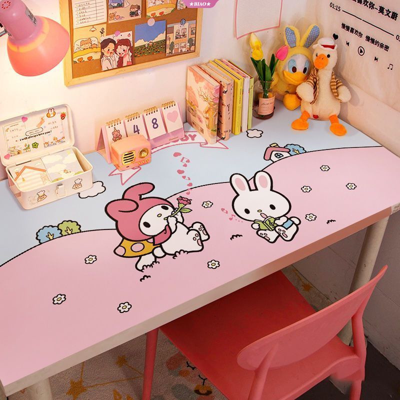 Sticker Dán Tường Họa Tiết Hoạt Hình Sanrio Kuromi Cinnamoroll Mymelody Dễ Thương Để Trang Trí