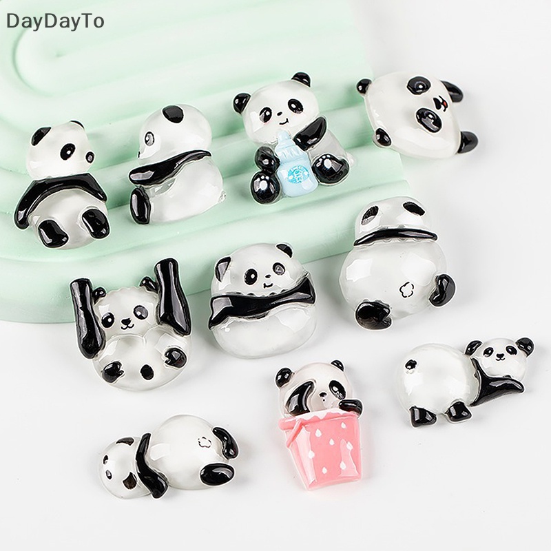 Bộ 5 Phụ Kiện Làm Trang Sức Hình Gấu Trúc Thời Trang DIY