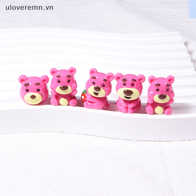 Set 2 / 5 Kẹp Tóc Hình Gấu 3D Dễ Thương