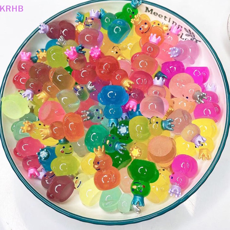 Krhb Set 5 Tượng Nhỏ Phát Sáng Trong Bóng Tối Trang Trí Tiểu Cảnh Craf Mới