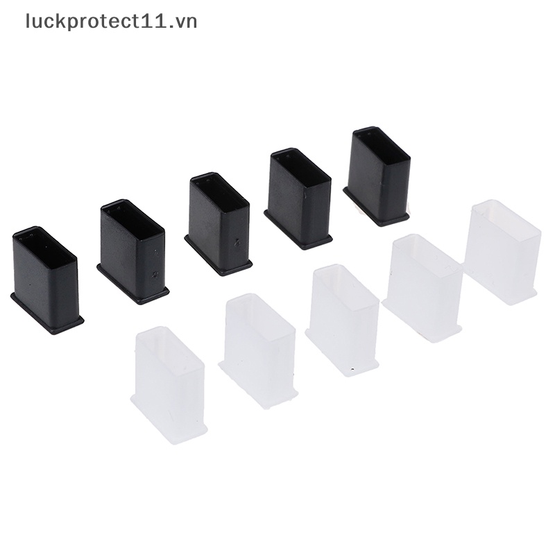 # Dây Cáp 3C &amp; NEW 3C # Set 10 Nắp Nhựa Đậy Ổ Cắm USB Chống Bụi Bảo Vệ An Toàn