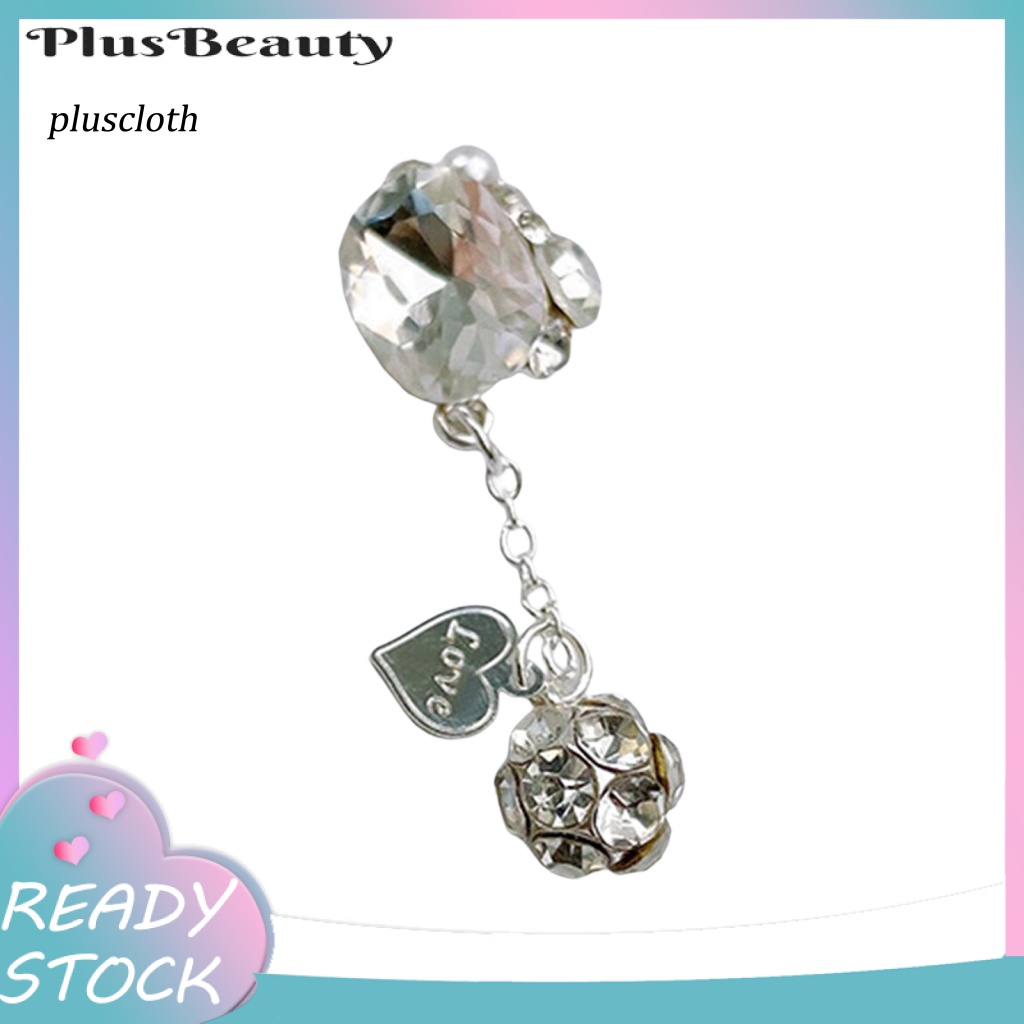 Hộp Hạt Kim Cương Giả Lấp Lánh Tự Trang Trí Móng Tay