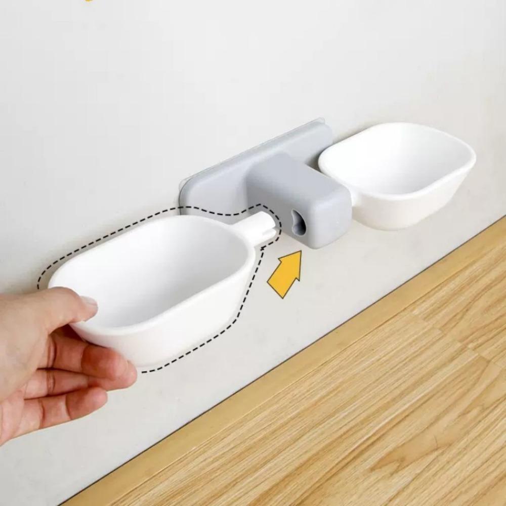 Bát Đựng Thức Ăn Cho Thú Cưng Hai Mặt Gắn Tường Chống Trượt Có Thể Tháo Rời AARON1