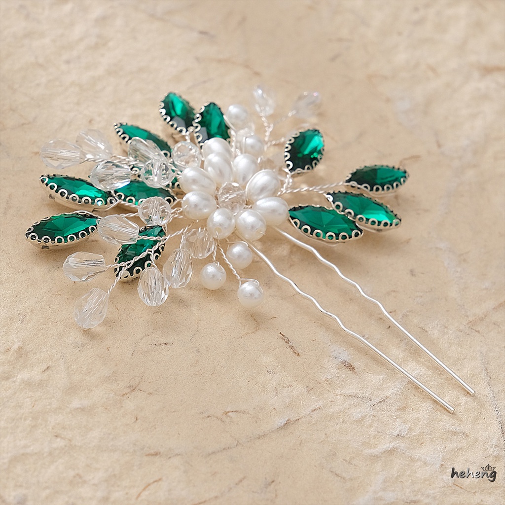 Kẹp TóC HìNh Chữ U ĐíNh Kim Cương Giả ThờI Trang Cho Nữ