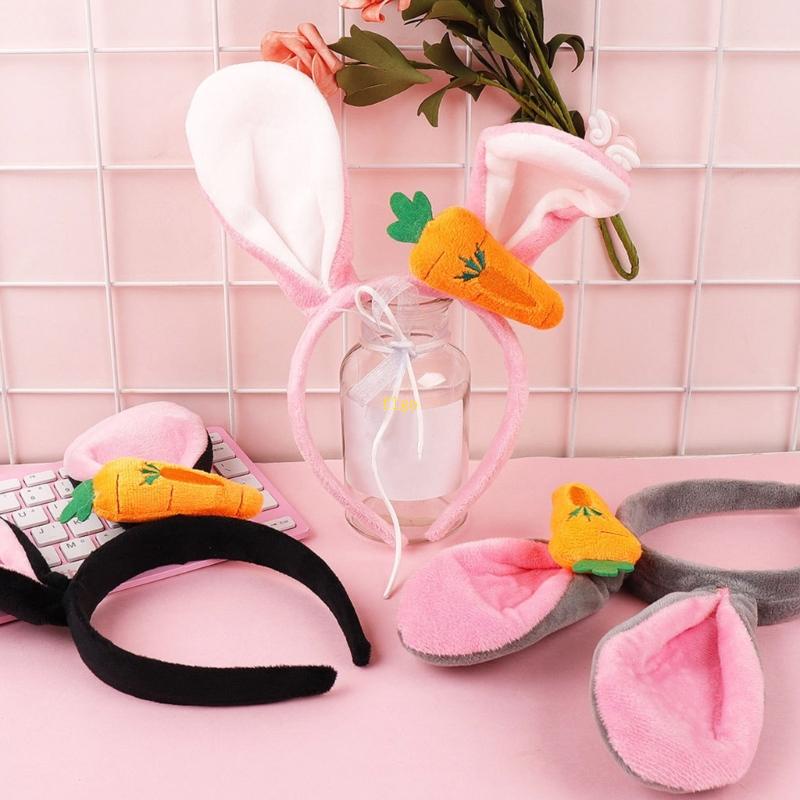 Flgo Băng Đô Tai Thỏ Xinh Xắn Cho Nữ