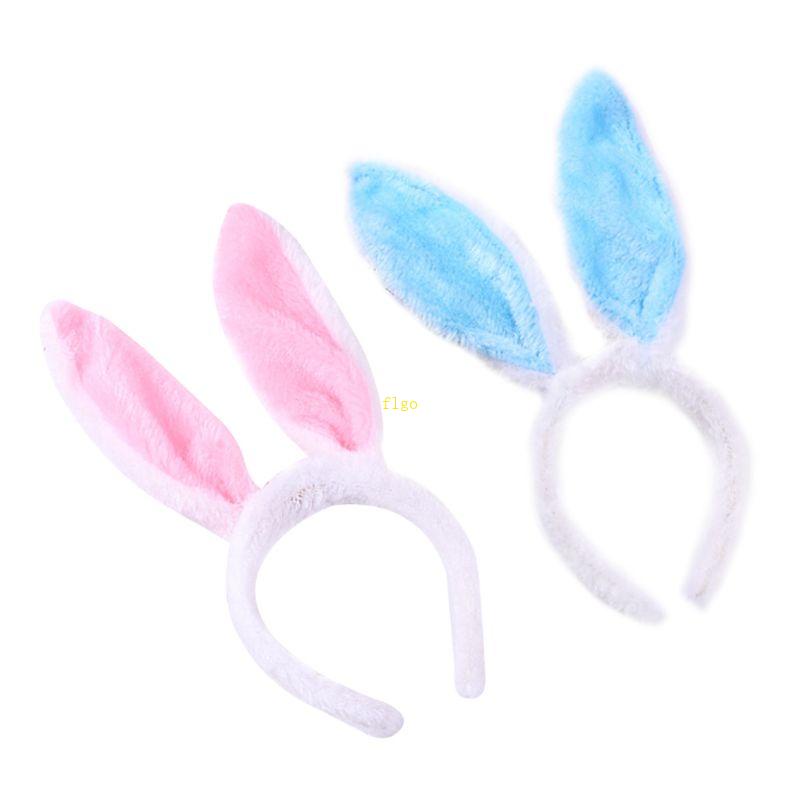 Flgo Băng Đô Tai Thỏ Có Đèn LED Phát Sáng