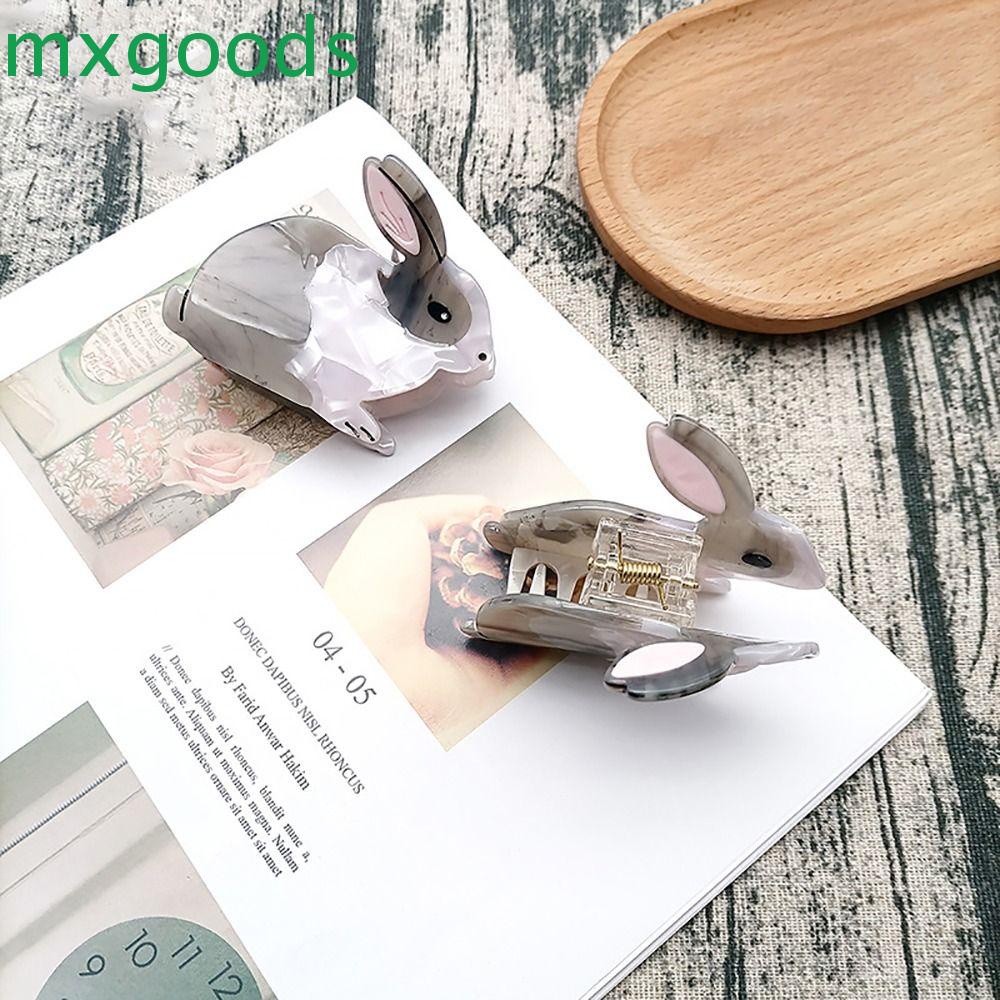 Kẹp Tóc Đuôi Ngựa Hình Tai Thỏ Phong Cách Vintage Dễ Thương Dành Cho Nữ