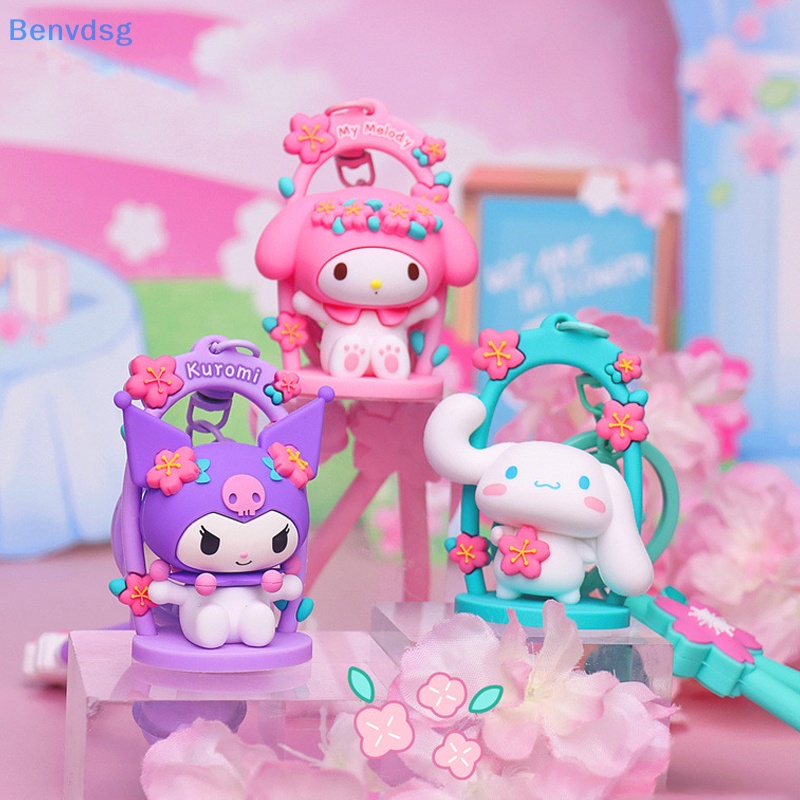 Benvdsg > Móc Chìa Khóa Xe Hơi / Túi Xách Trang Trí Hình Anime Sanrio Kuromi Cinnamoroll My Melody Quà Tặng Sinh Nhật Cho Nữ