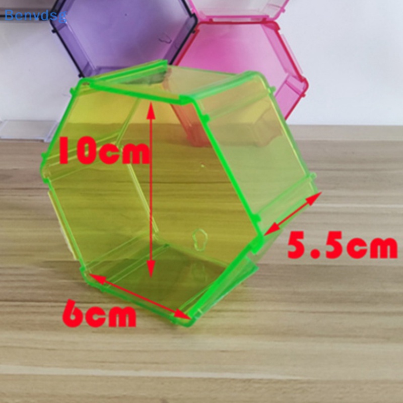 Benvdsg > Hộp Đựng Mô Hình Kim Cương Lục Giác Trong Suốt Trưng Bày DIY Cho Bé