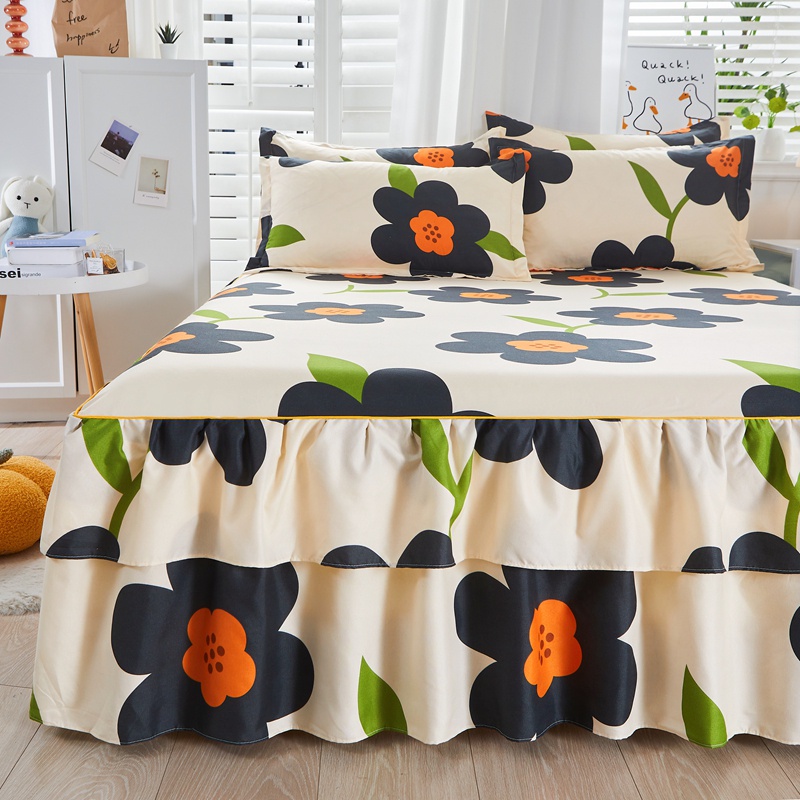 Ga Trải Giường Chống Trượt Thiết Kế Đơn Giản 3.5 ft. / 4 ft. / 5 ft. / 6ft