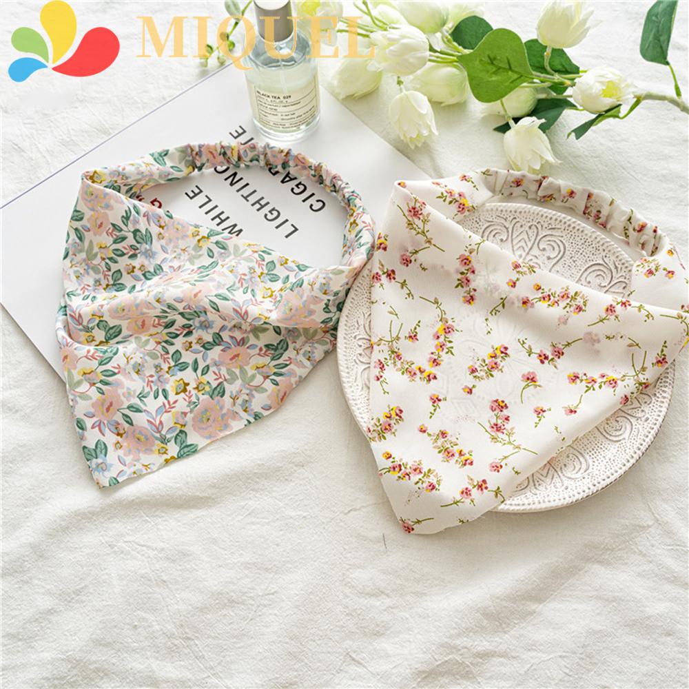 Khăn Turban Co Giãn In Hoa Thời Trang Cho Nữ