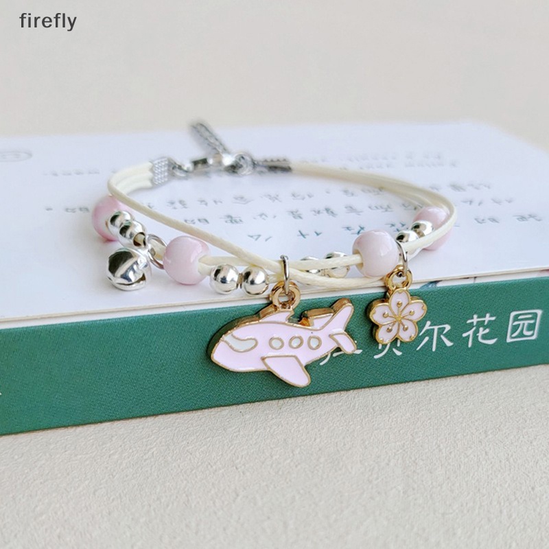[firefly] Vòng Đeo Tay Hình Thỏ Hoạt Hình Đơn Giản Dễ Thương Làm Quà Tặng Cho Bạn Thân Cho Học Sinh Nữ / Trẻ